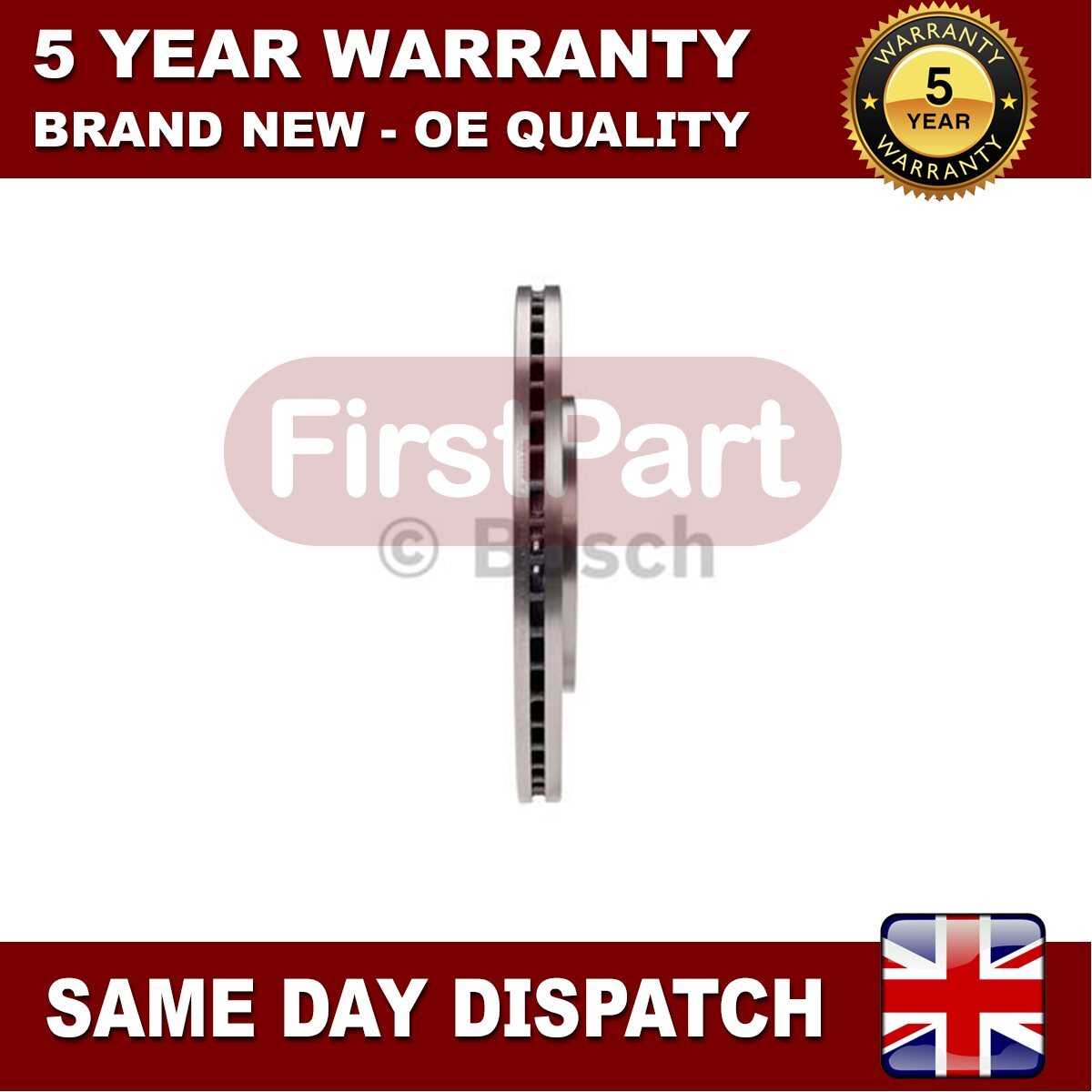 Fits Navara Pathfinder 2.5 dCi 3.0 4.0 Firstpart Front Brake Disc