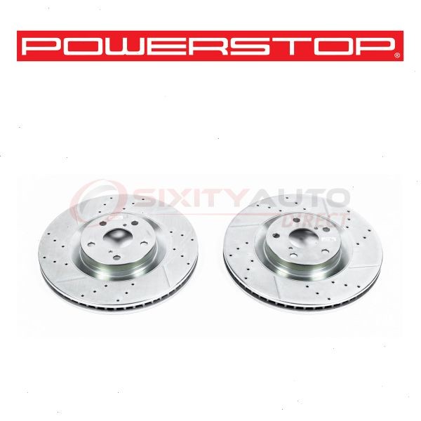 PowerStop JBR1568XPR Disc Brake Rotor for Braking Tire Stopping Drums Rotors sj