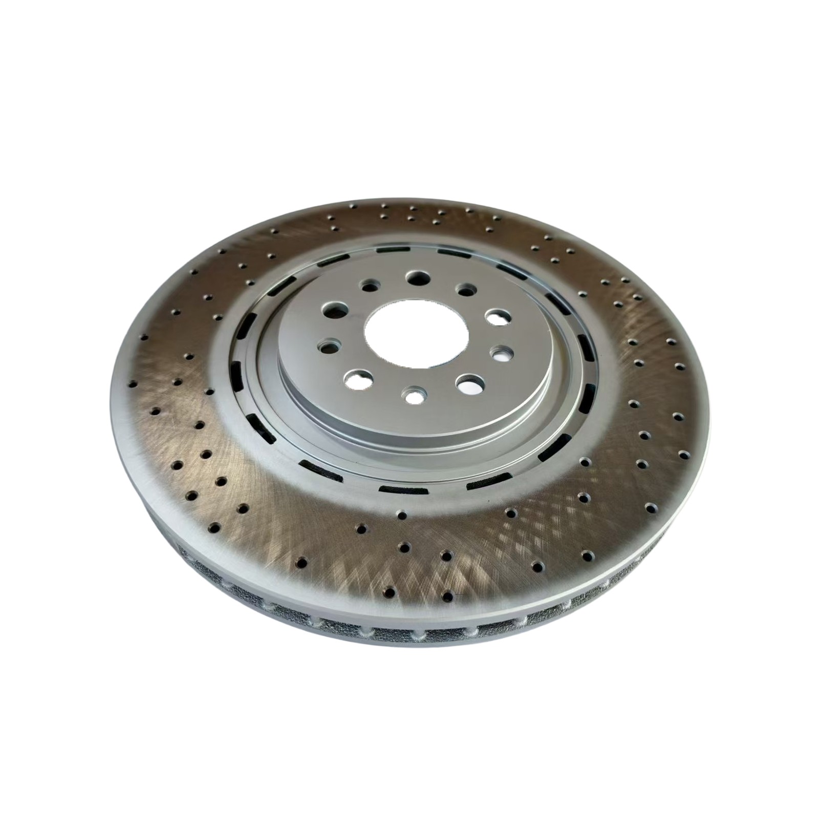 2Pcs Front Brake Disc Dimpled Rotors For Maserati Levante S 2017-2022