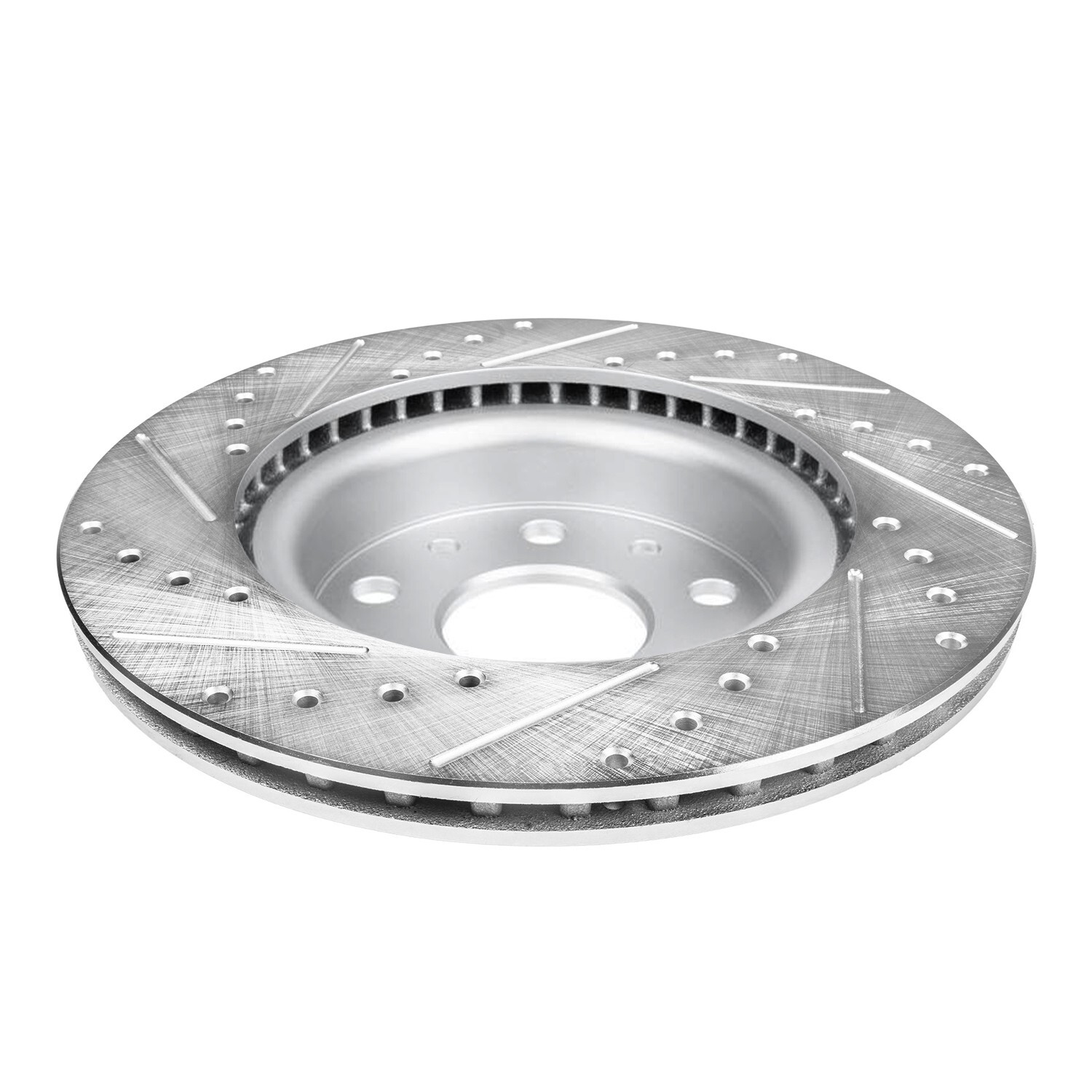 Pair Front Drilled and Slotted Disc Brake Rotors for 2018 – 2023 Jeep Wrangler