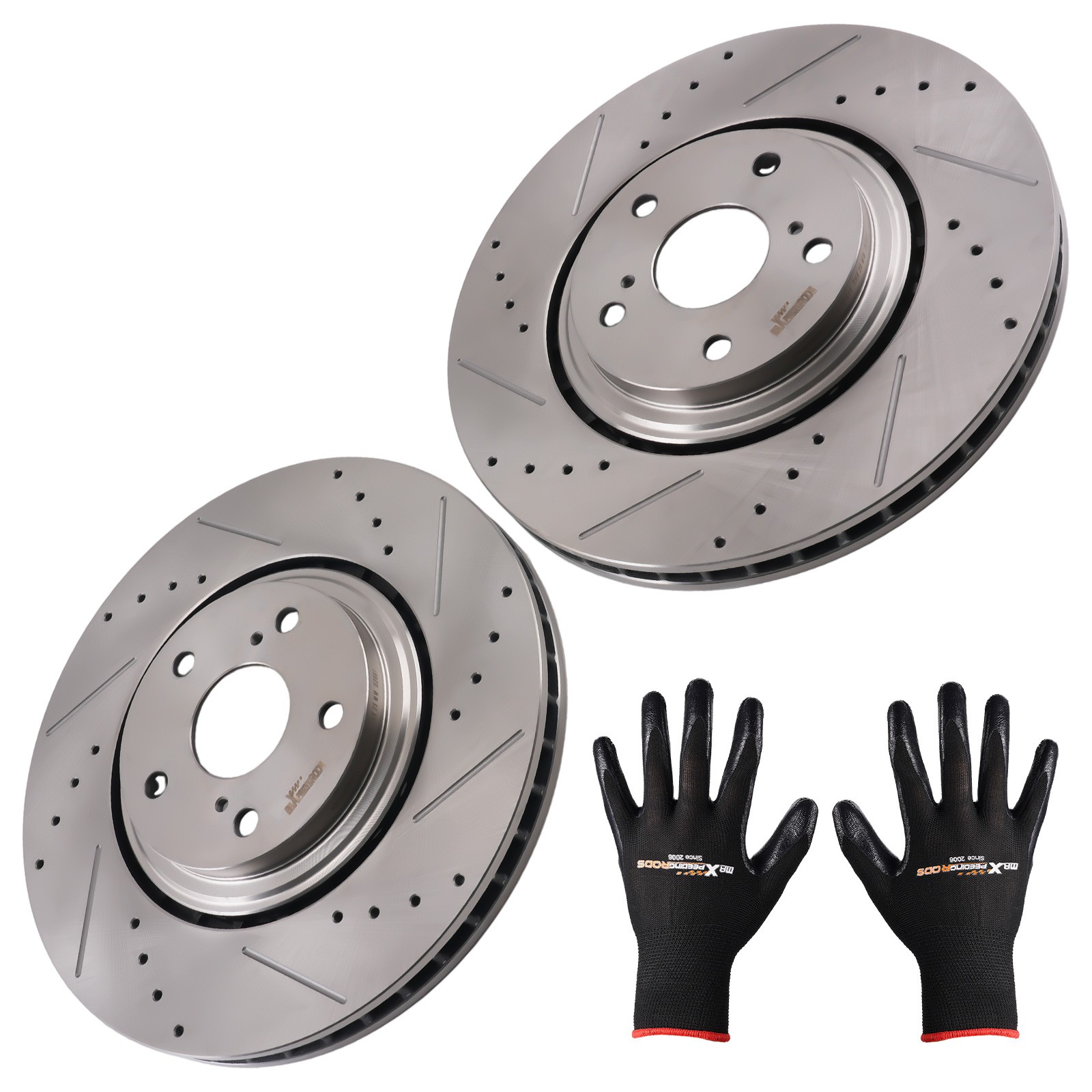 Front Disc Brake Rotors Set for Toyota Highlander 2008-2019 Sienna 2011-2020
