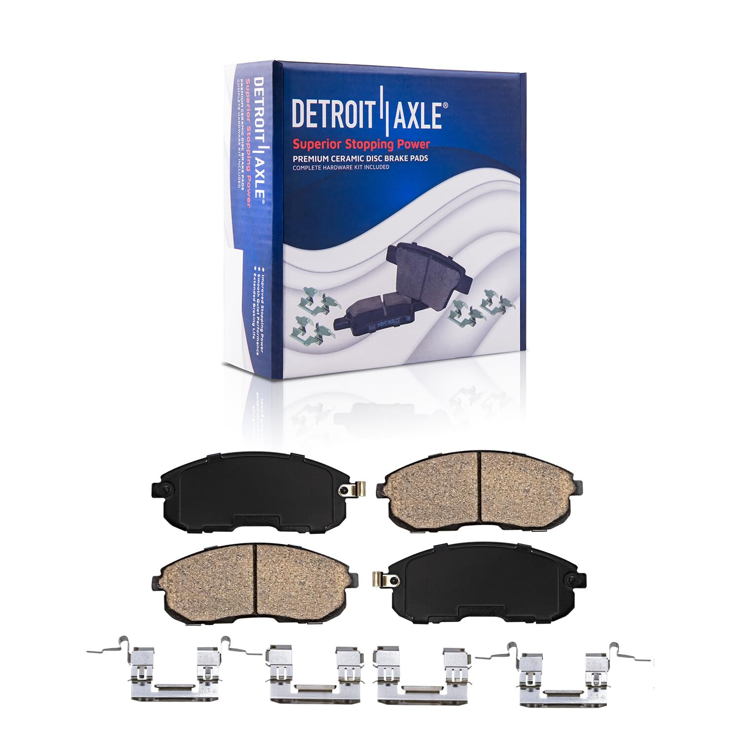 For 2000 2001 Nissan Maxima Infiniti I30 Front Disc Brake Rotor Ceramic Pad Kit