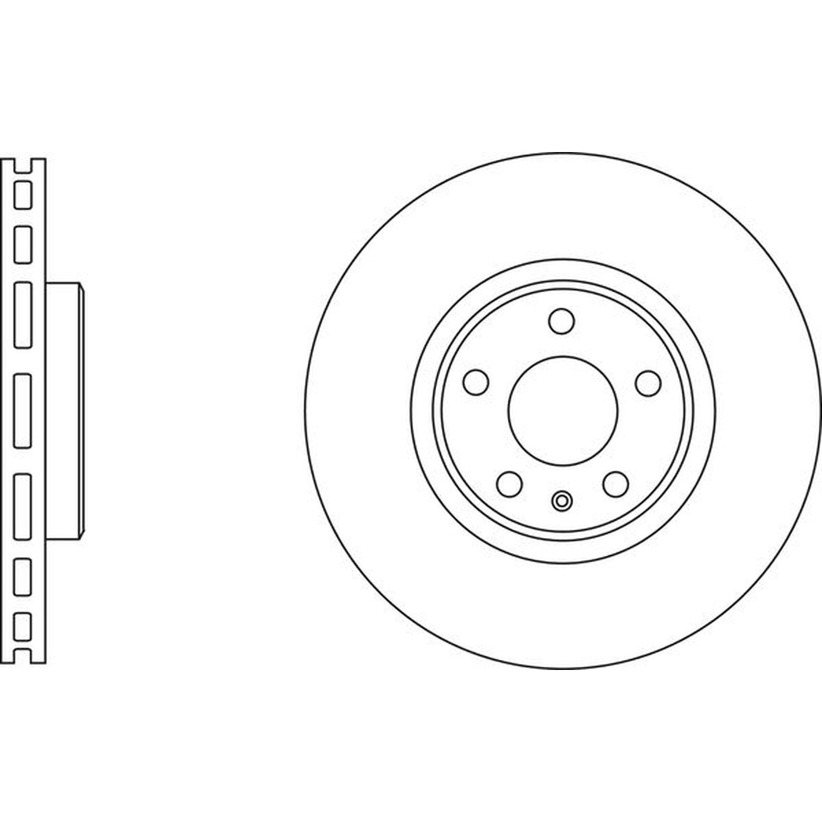 Apec Blue Brake Disc – Front SDK6751 Fits Audi A4 A5 A6 A7 Q5 – OE Spec.