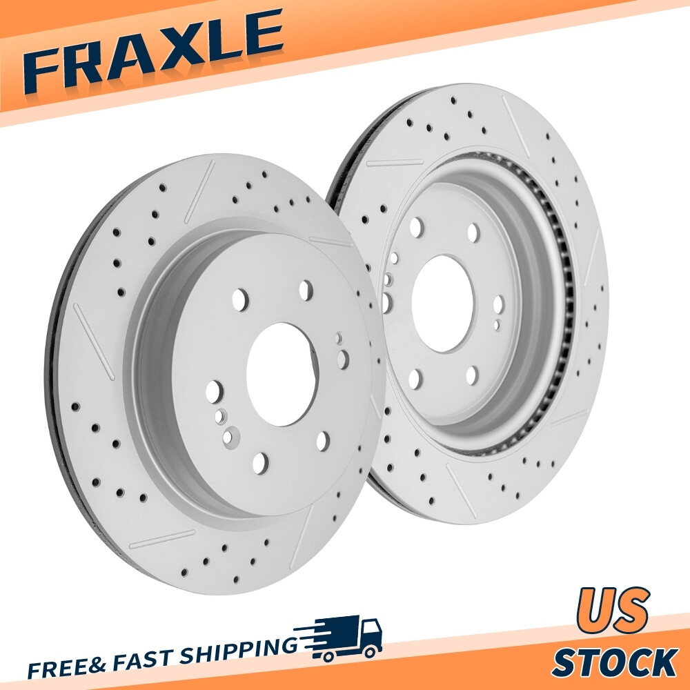 For Gmc Chevrolet Silverado 1500 Sierra Limited Yukon 345.1mm Rear Brake Rotors