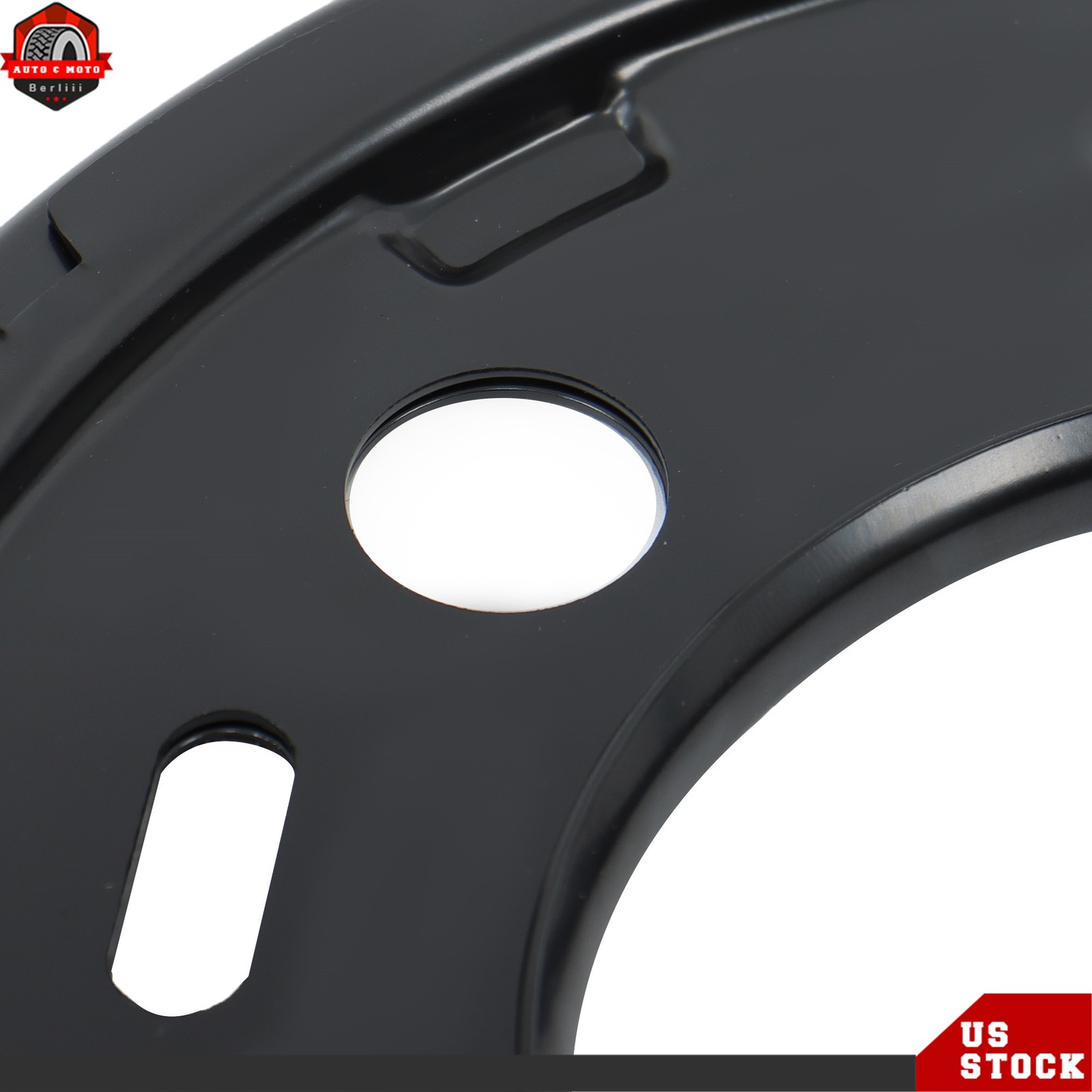 Pair Left &amp Right Brake Plates Dust Shield For Ford F-250 F-350 F-450 Super