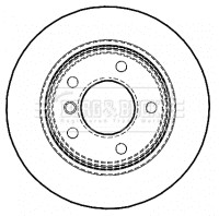 2x Brake Discs Pair Solid fits BMW 118 E87 2.0 Rear 04 to 07 N46B20B 280mm Set