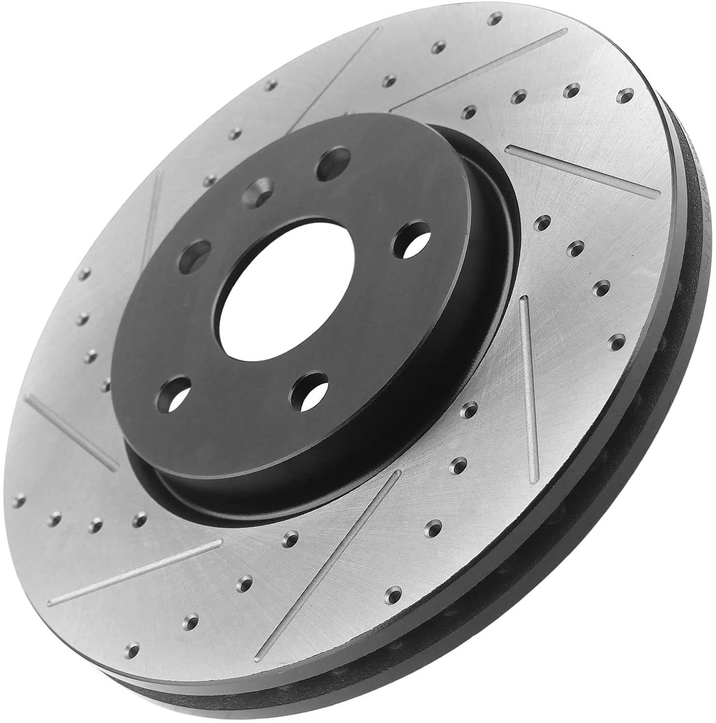 For Chevy Malibu Impala Equinox Front Disc Brake Rotors and Ceramic Brake Pads