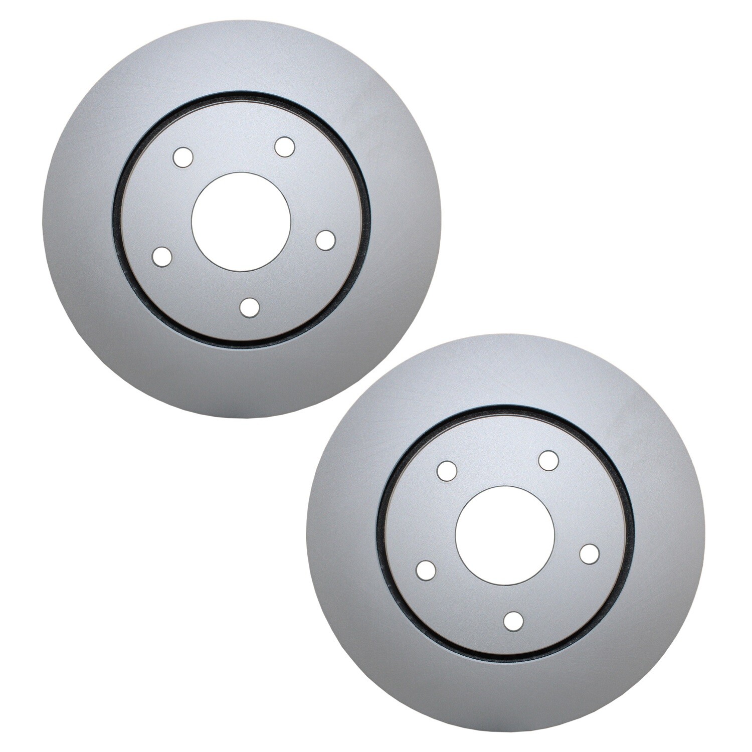 Bison Performance Pair Front Coated 302mm Brake Rotors for Chrysler Dodge Ram VW