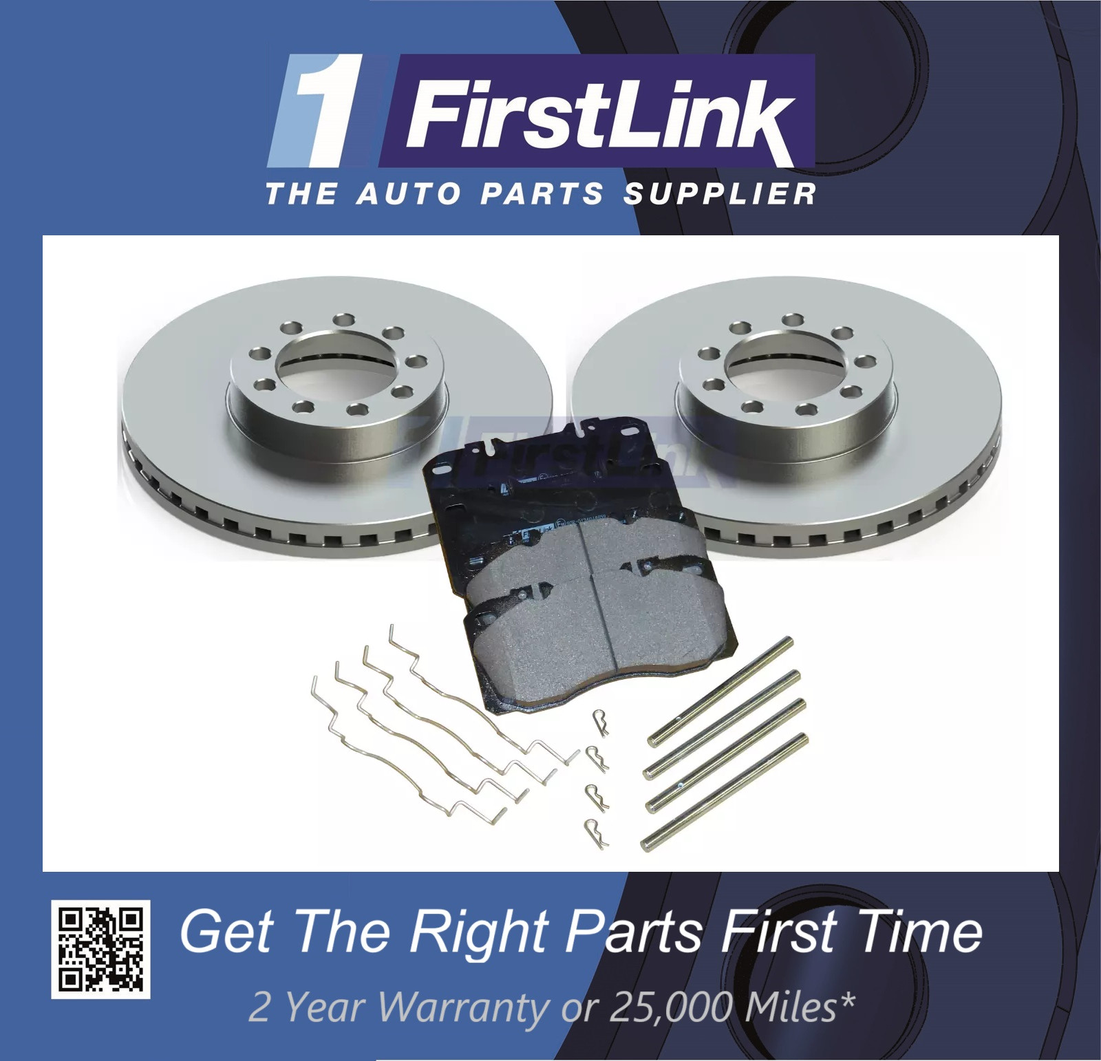 FITS- Iveco Daily MK3 MK6 Tourys Way 300mm 60C 65C 70C Front Brake Discs Pads