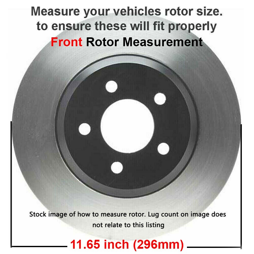 Front & Rear Disc Rotors + Ceramic Brake Pads for 2007 – 2012 2013 Nissan Altima