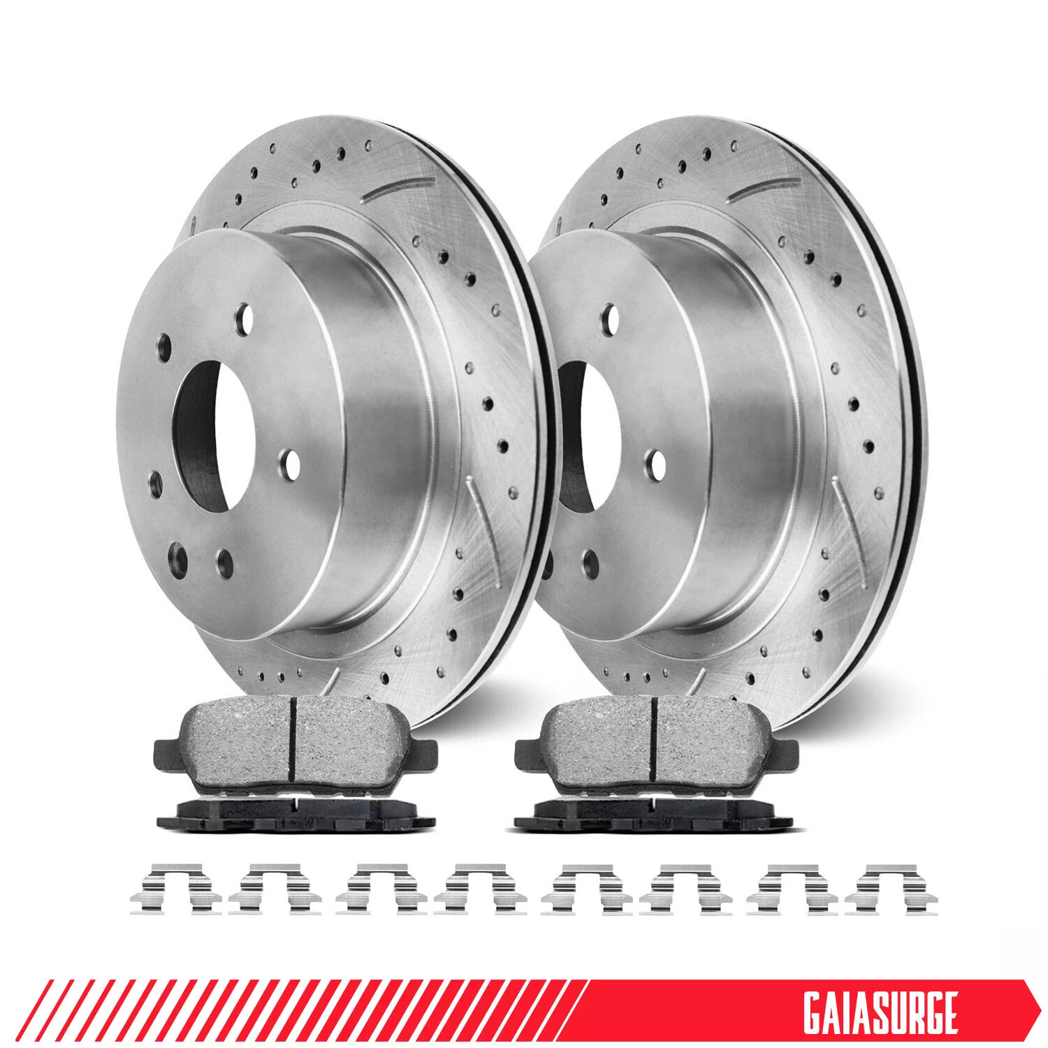 Rear Brake Rotors & Ceramic Pads Kit for 2008-2019 Nissan Rogue 292mm