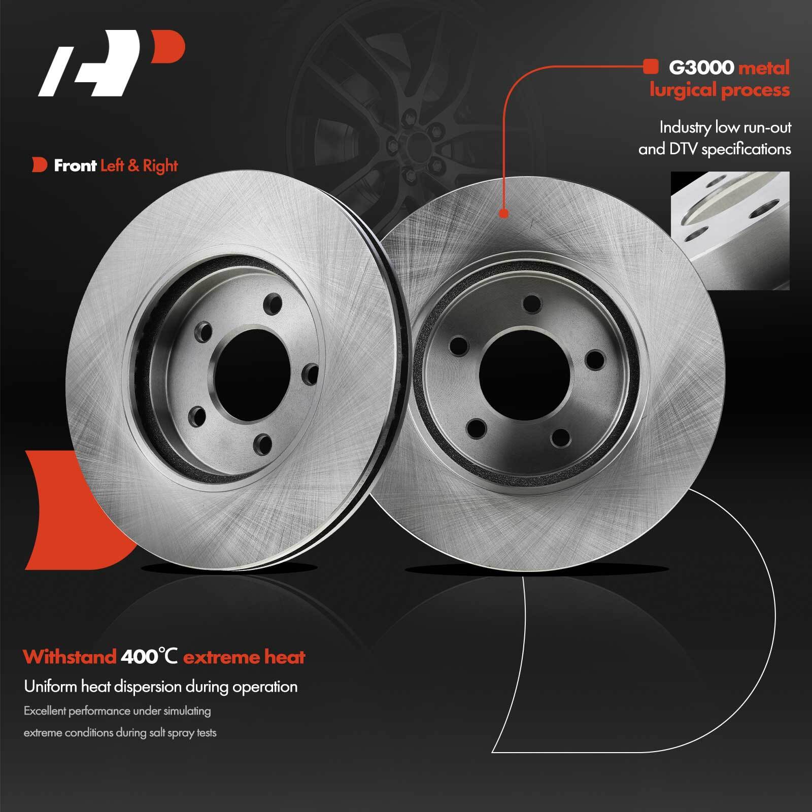 Front & Rear Disc Brake Kit for Ford Escape Mercury Mariner 08-10 Mazda Tribute
