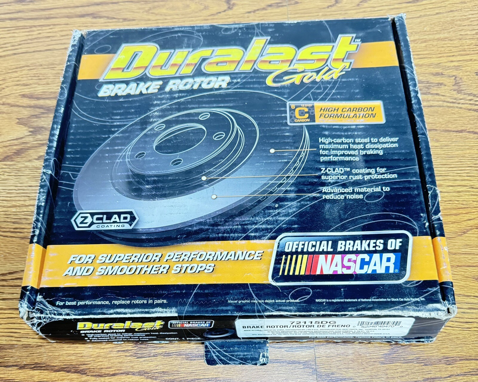 Disc Brake Rotor Duralast Gold by AutoZone 72115DG fits 04 Mitsubishi Outlander