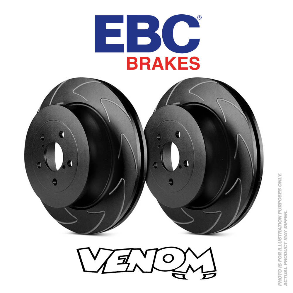 EBC BSD Rear Brake Discs 255mm for Audi A3 8P 1.9 TD 105bhp 2003-2009 BSD1283