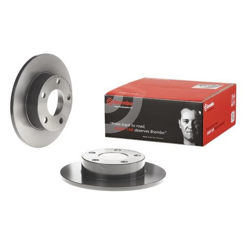 Brembo 08.8408.11 Disc Brake Rotor Rear Gray Cast Iron For 2000-2001 VW Passat