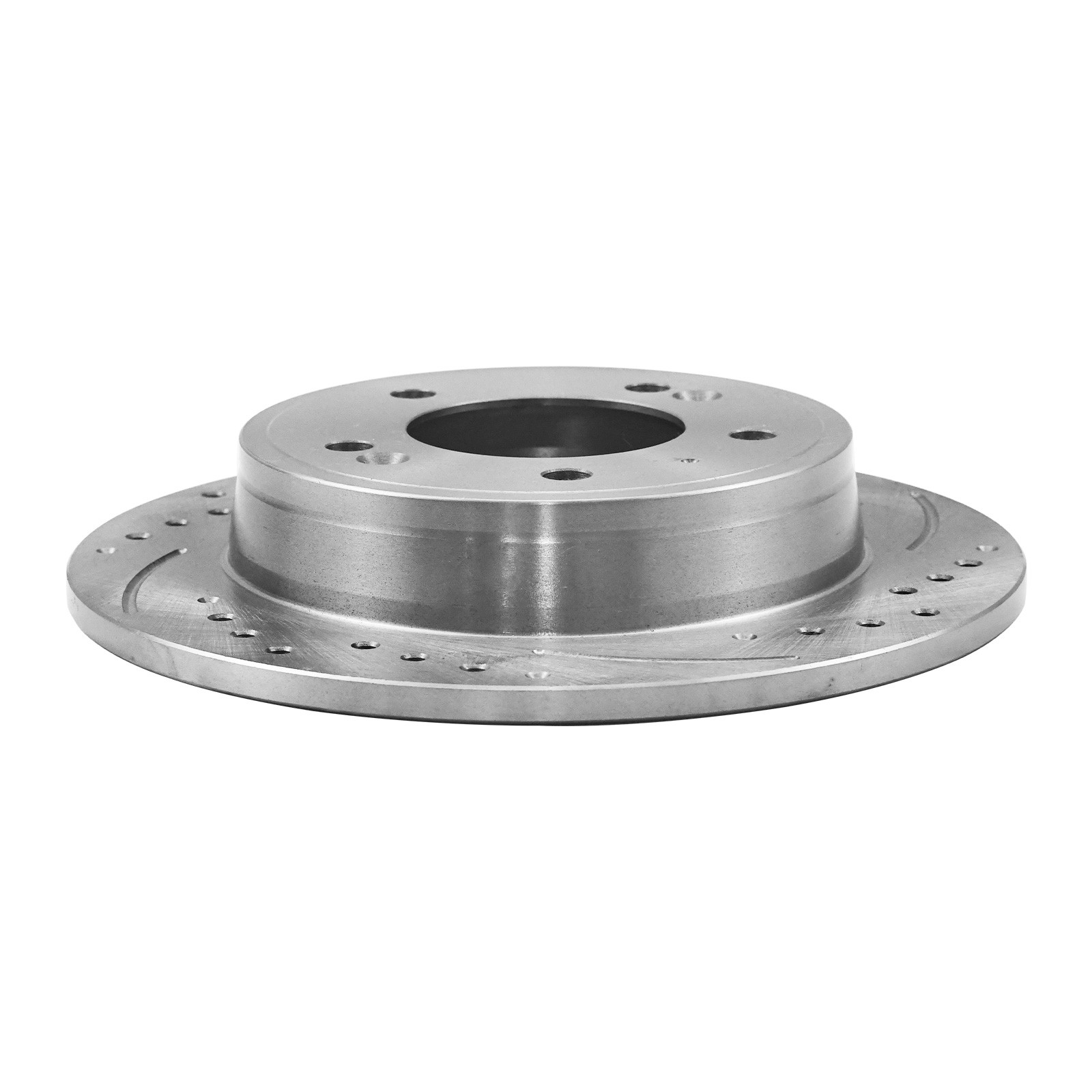 Rear Drilled Slotted Rotors + Pads for Hyundai Elantra Veloster Kia Forte Soul
