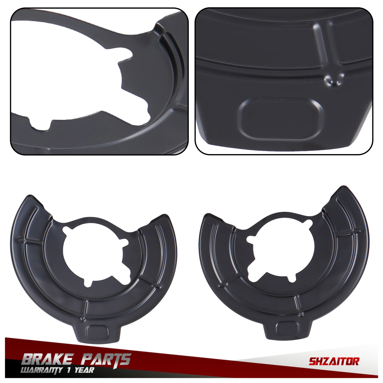 Left & Right Brake Dust Shield Front 68043287AB For Jeep Wrangler JK 2007-2018