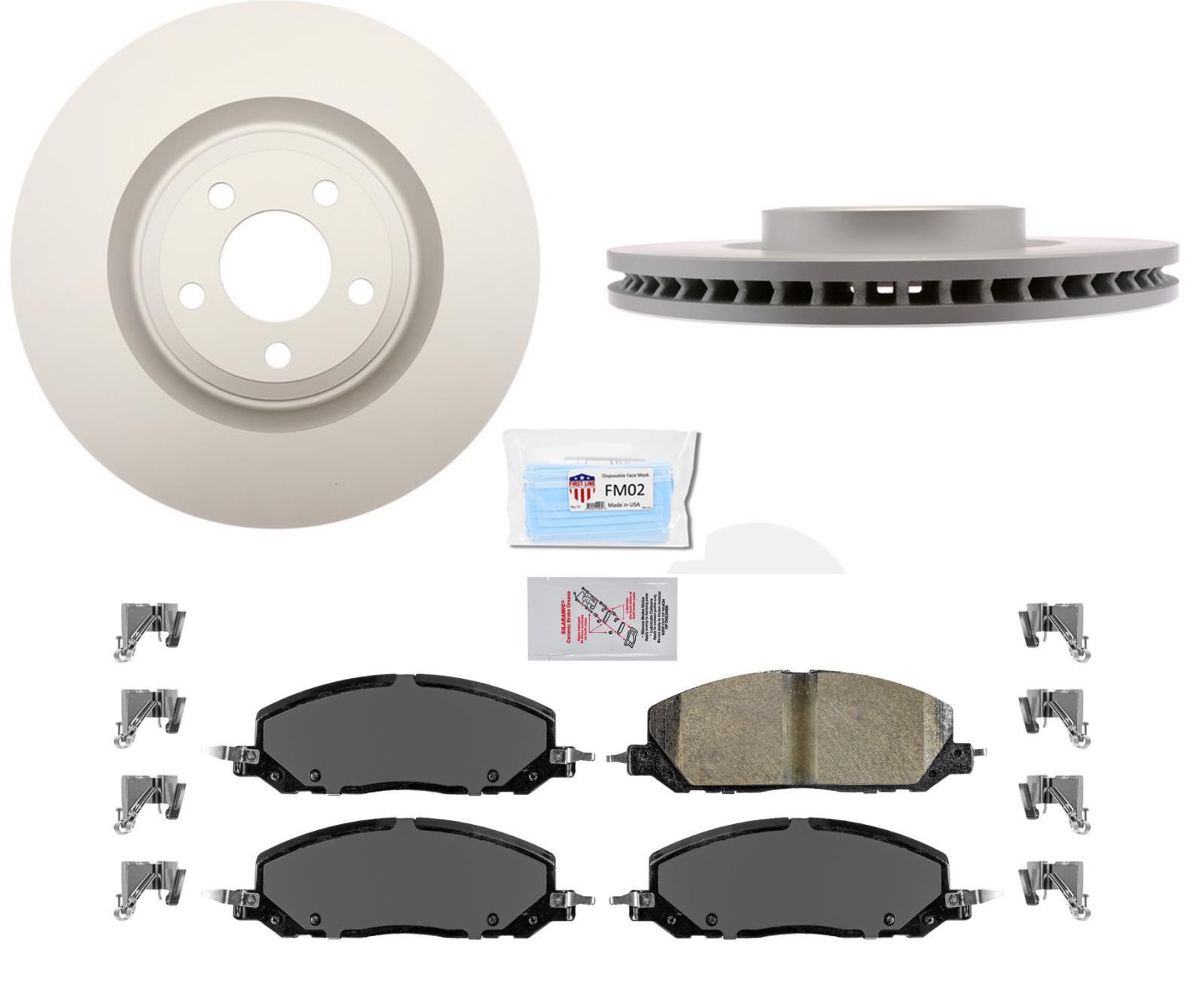 High Carbon Brake 363MM F Disc Rotors Pads Fits 20-23 Police Interceptor Utility