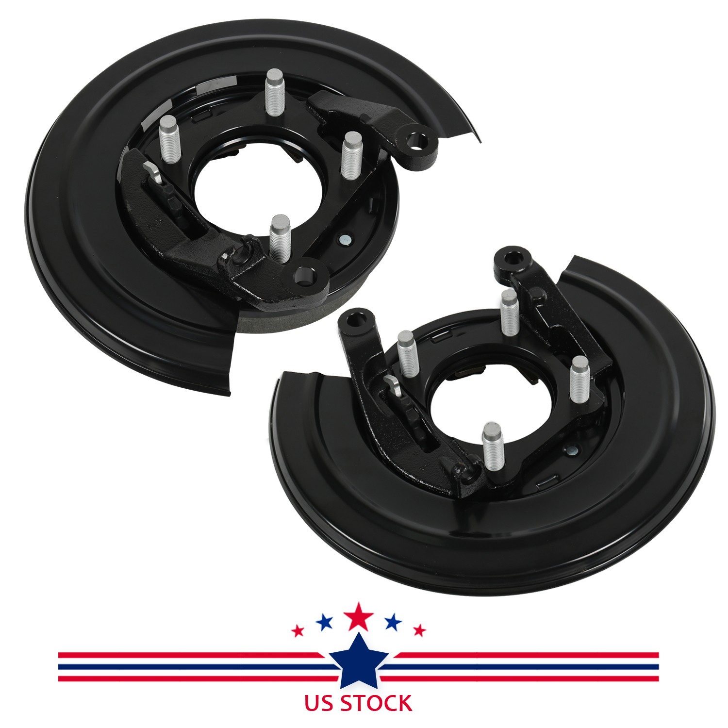 Rear Left & Right Loaded Brake Backing Plate 926-272 For 2005-2012 Ford F-Series