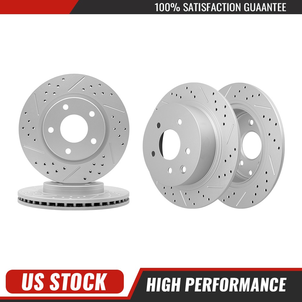 Front & Rear DISC Brake Rotors for Nissan Sentra 2013-2019 4-Wheel Disc Brakes
