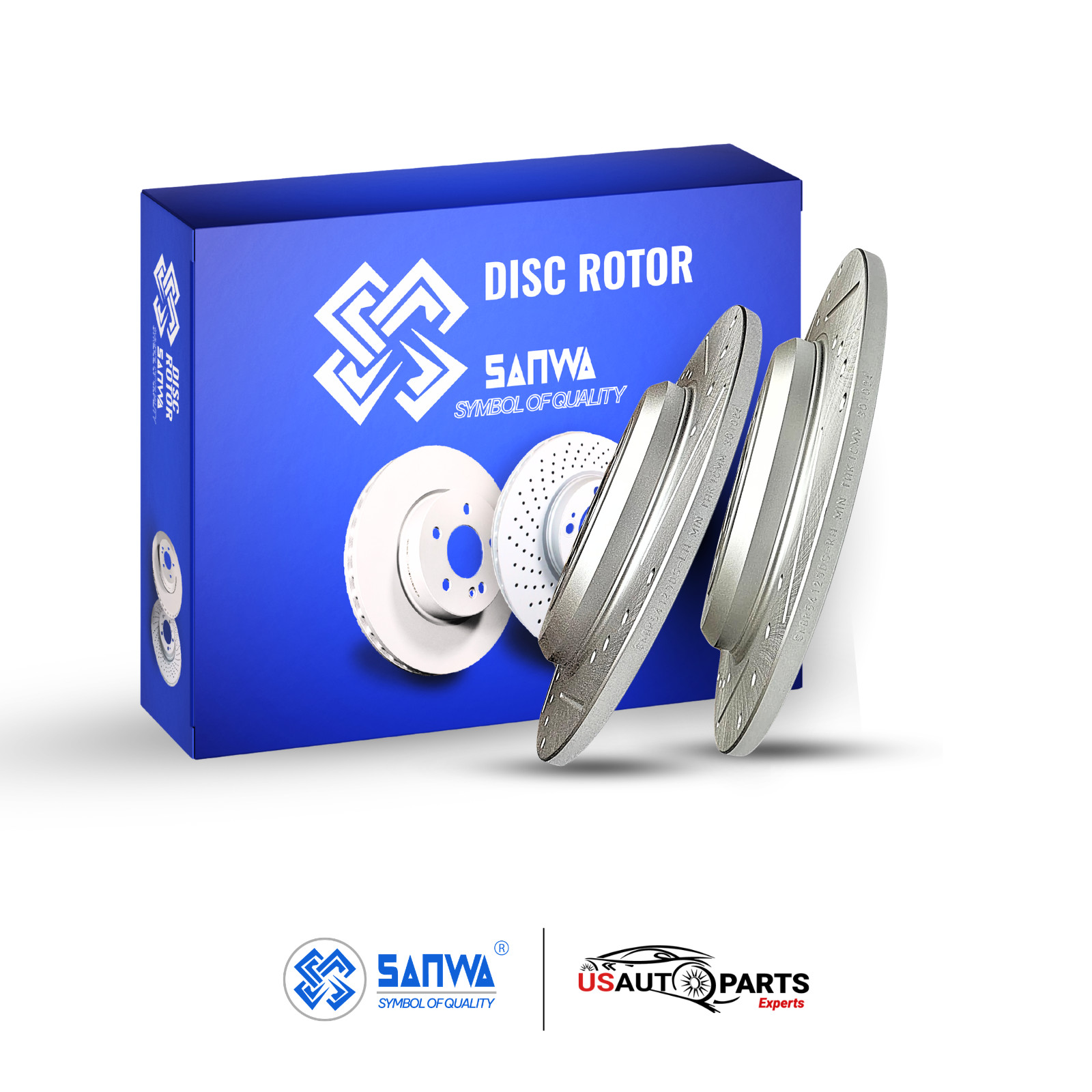 REAR BRAKE ROTOR GEOMET SOLID D&S & CERAMIC PAD KIT 330 mm FOR EXPLORER 09-19