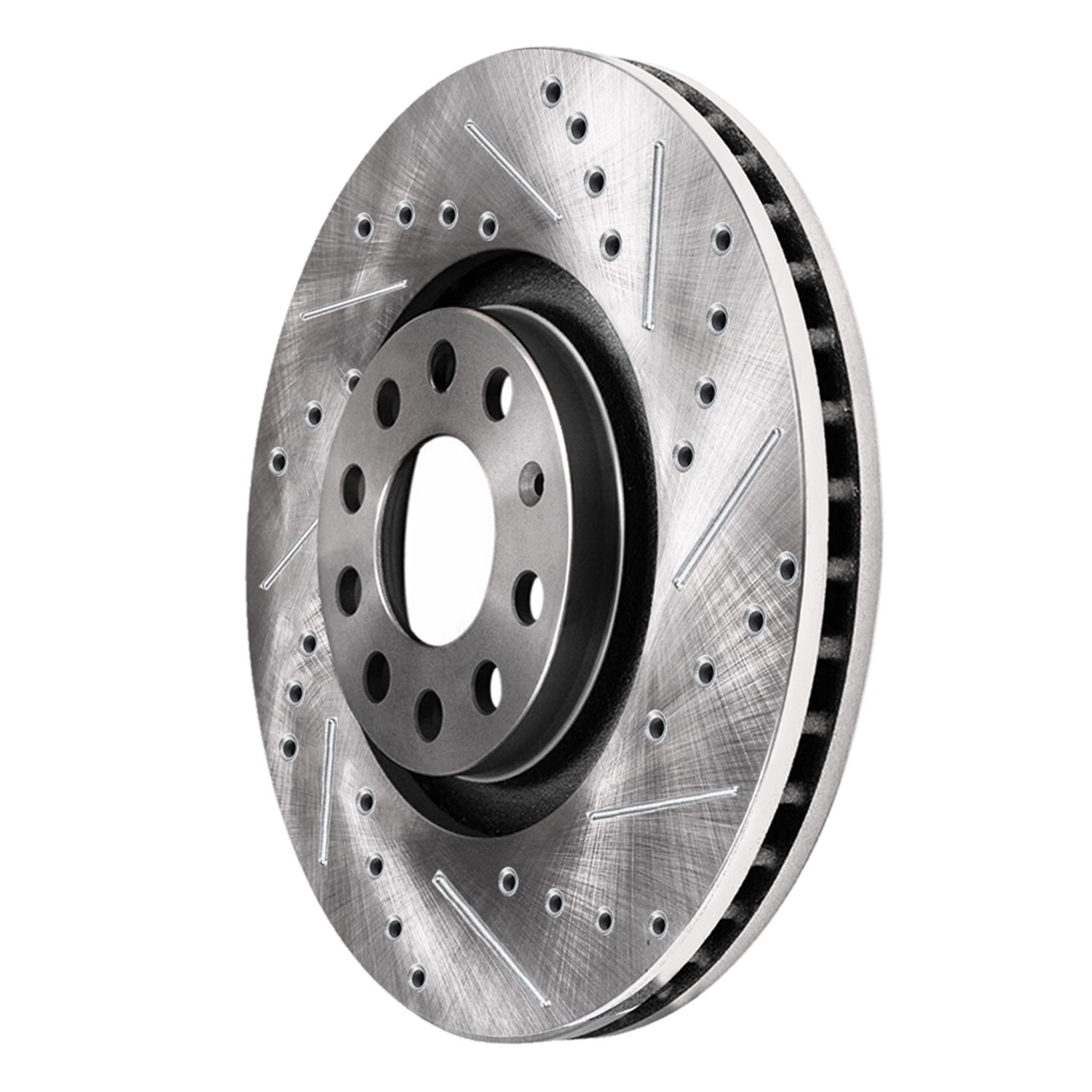 288mm Front Drilled Rotor + Ceramic Brake Pads for Volkswagen Jetta Goft Audi A3