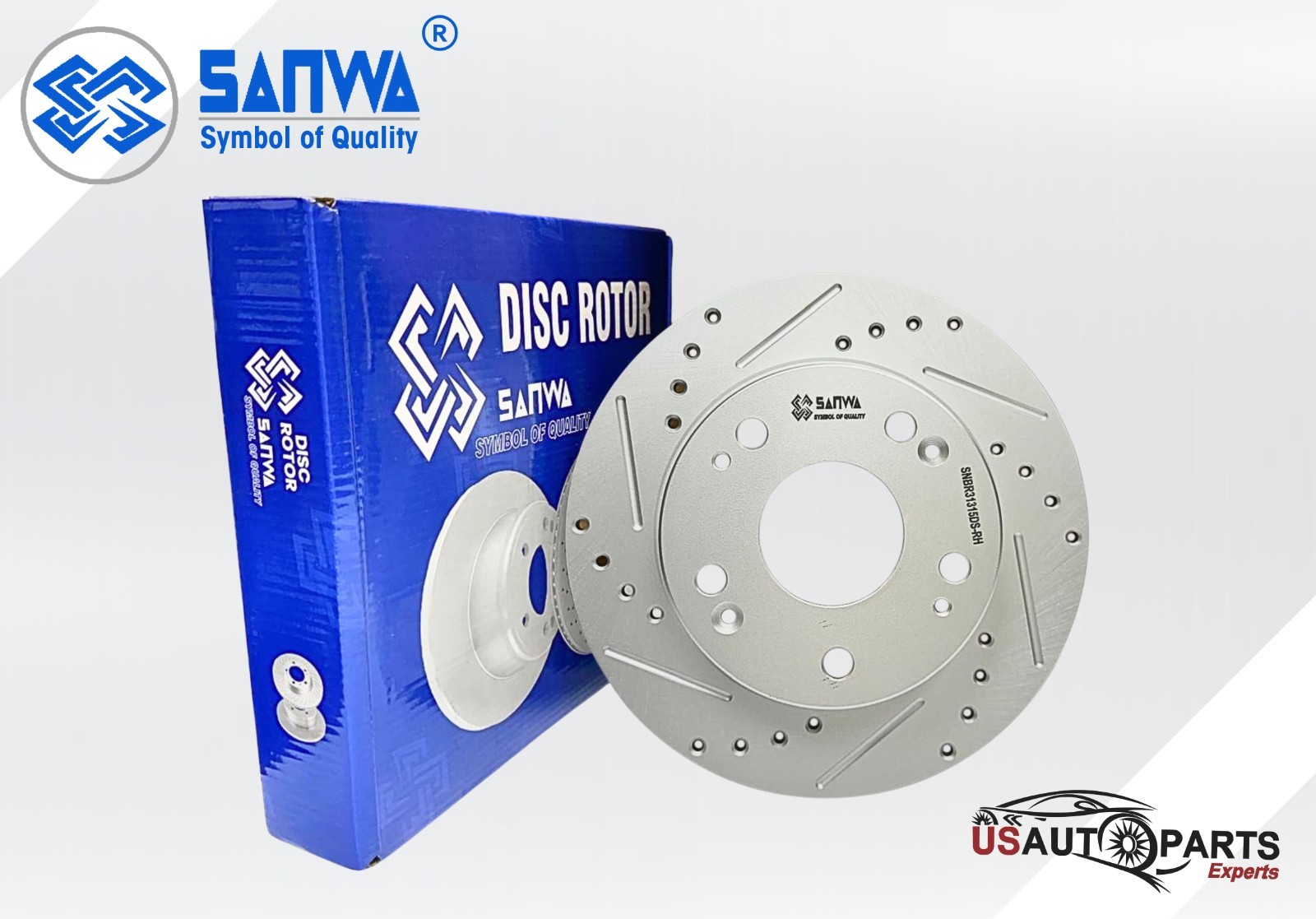 REAR RH BRAKE ROTOR SOLID & GEOMET COATED D&S 258 MM FOR HONDA ACCORD 2003- 2008