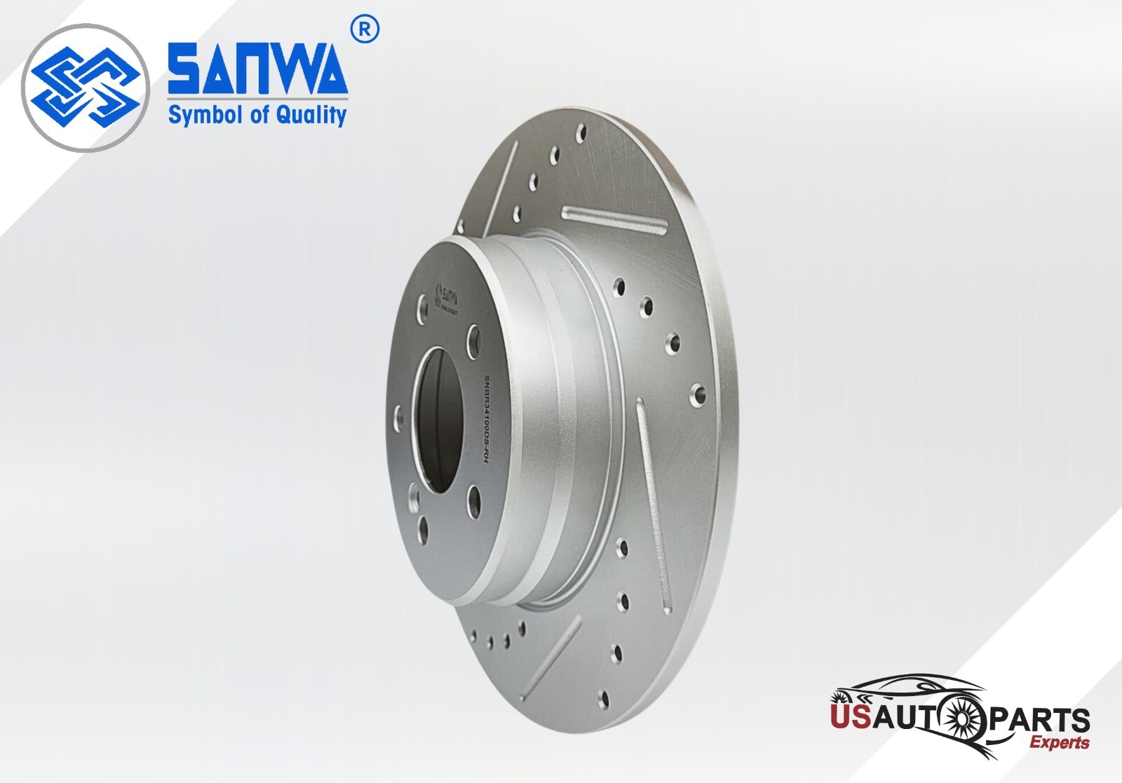 REAR RH BRAKE ROTOR SOLID & GEOMET COATED D&S 290mm FOR MERCEDES-BENZ 96-11 3.0L