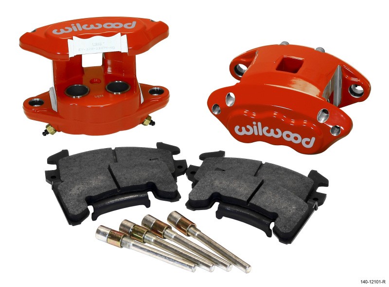 Wilwood D154 Rear Caliper Kit – Red For 1.12 / 1.12in Piston 1.04in Rotor