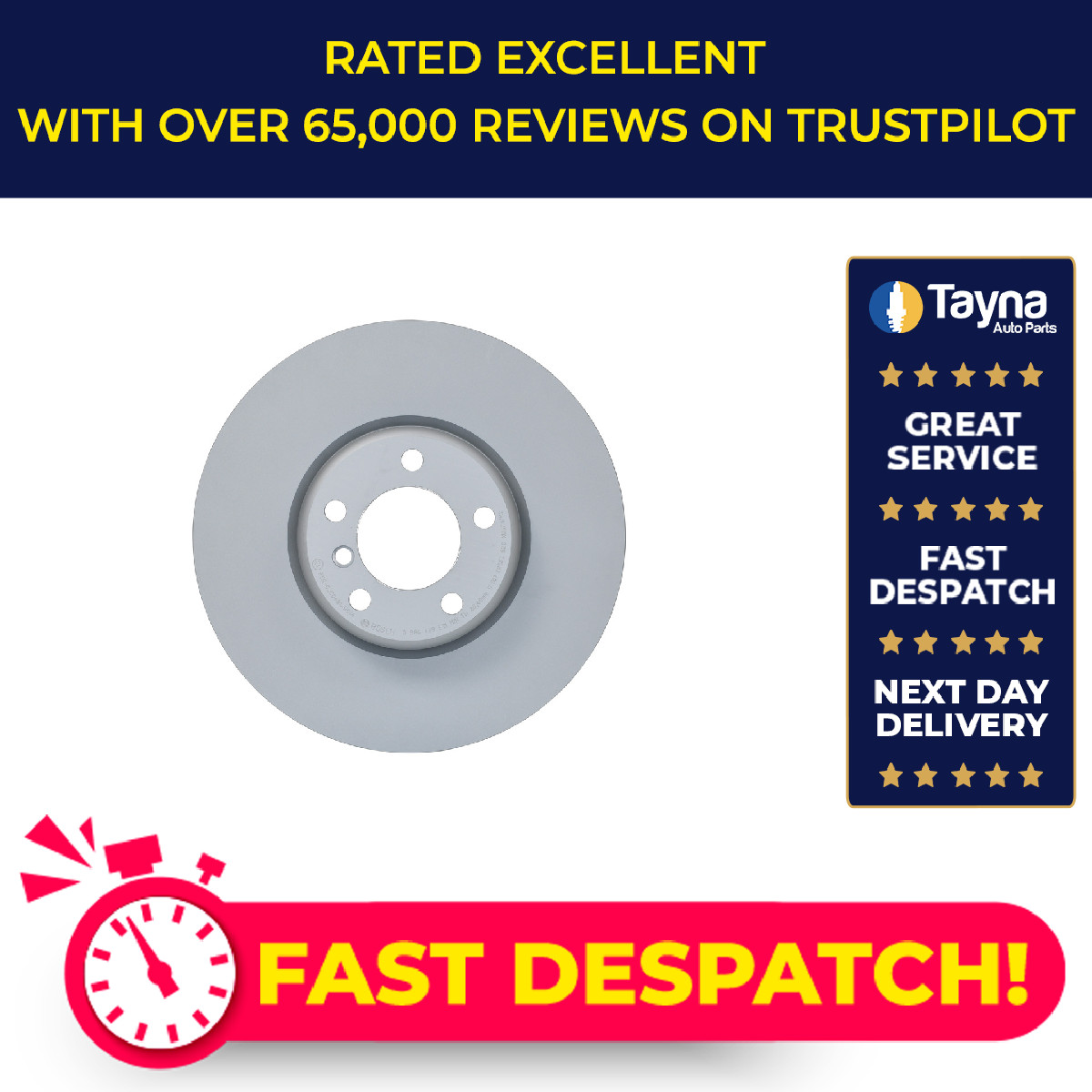 2x Brake Discs Pair Vented fits BMW 116D F20, F21 Front 1.5D 2.0D 11 to 19 340mm