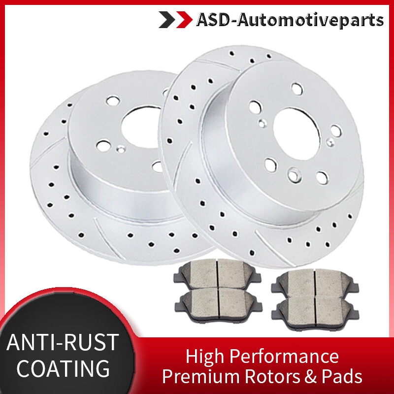 Rear Disc Brake Rotors Disc Brakes Pads Kit for Hyundai Sonata Azera Kia Optima