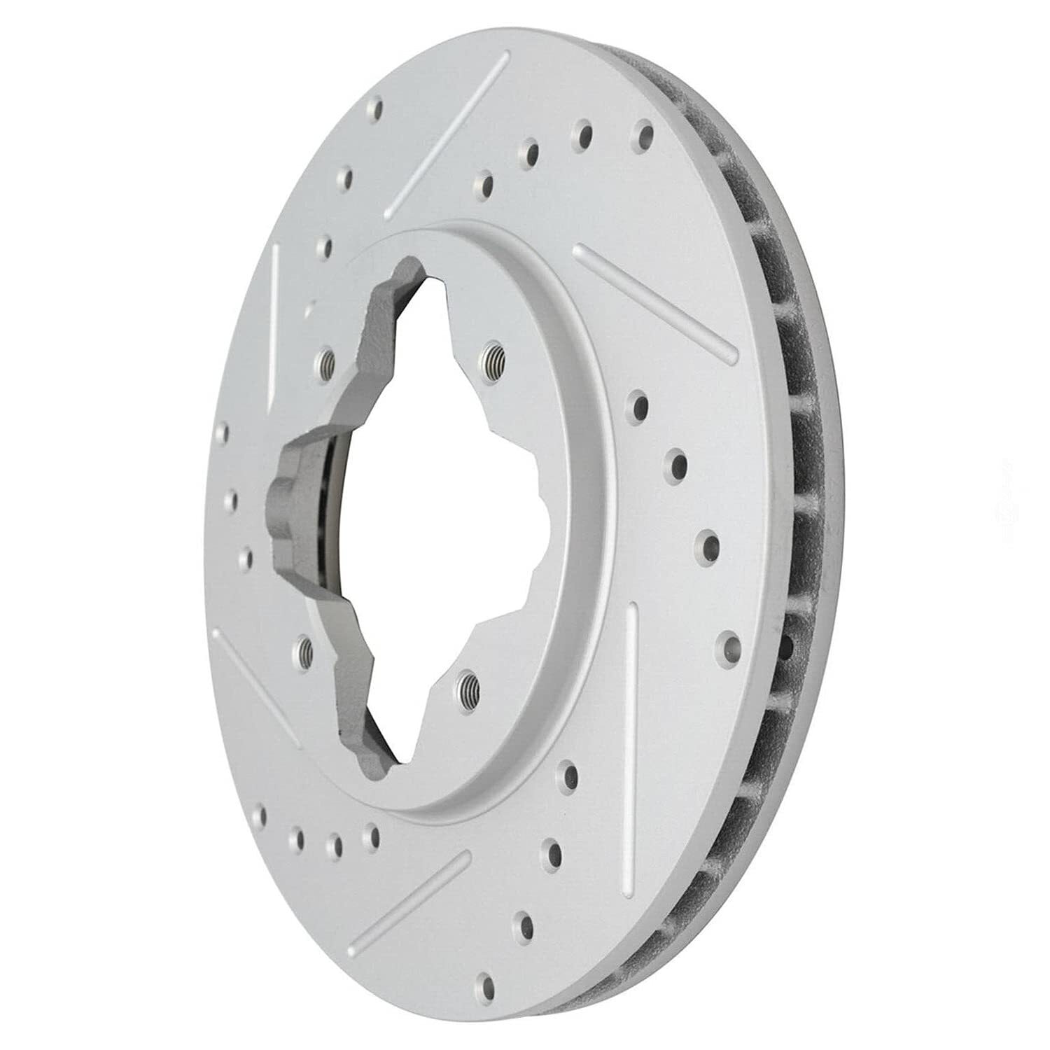 260mm Front Drilled and Slotted Brake Rotors for 1990-1997 Honda Accord Acura CL