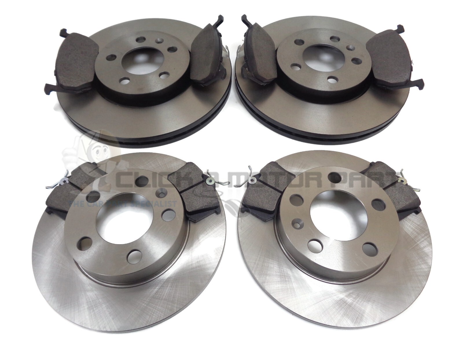Front And Rear Brake Discs And Pads For Seat Ibiza 18-24 (Check Disc Sizes)