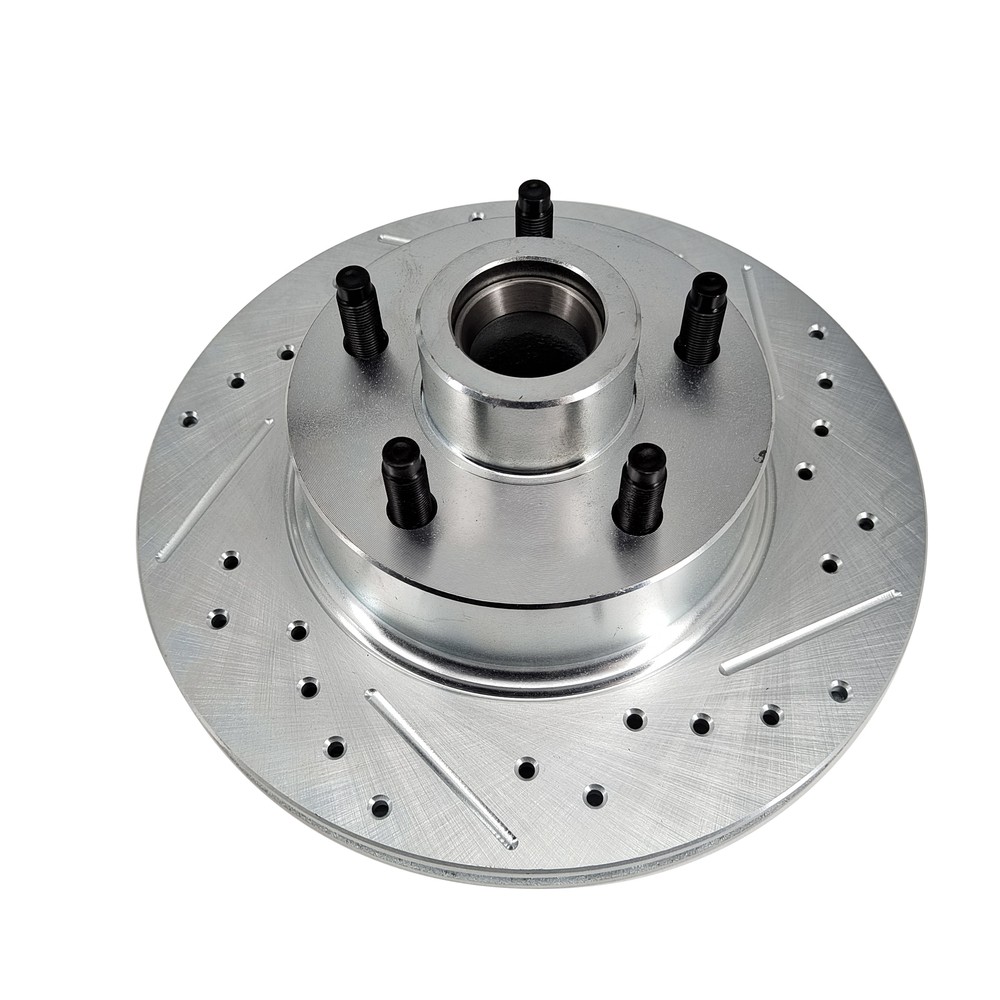 New 11″ Drilled and slotted Rotor For Ford Thunderbird Disc Brake Conversion Kit