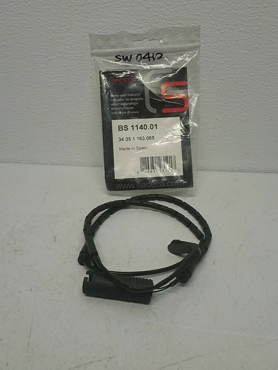 BS 1140.01 Front Brake Pad Wear Sensor – Reliable Electronic Warning Indicator