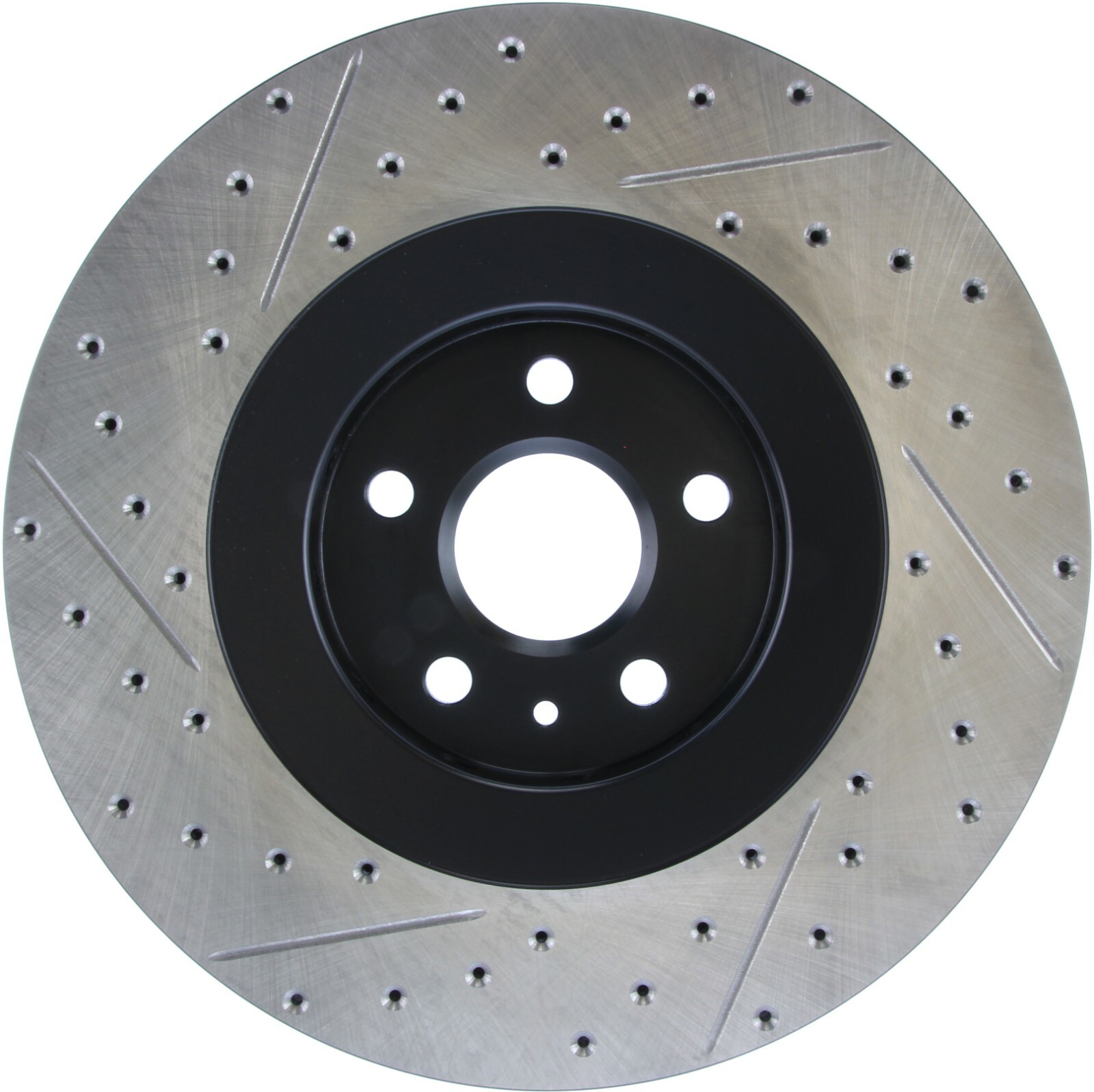 StopTech 127.62128L Drilled & Slotted Front Brake Rotor for 09-15 Cadillac CTS
