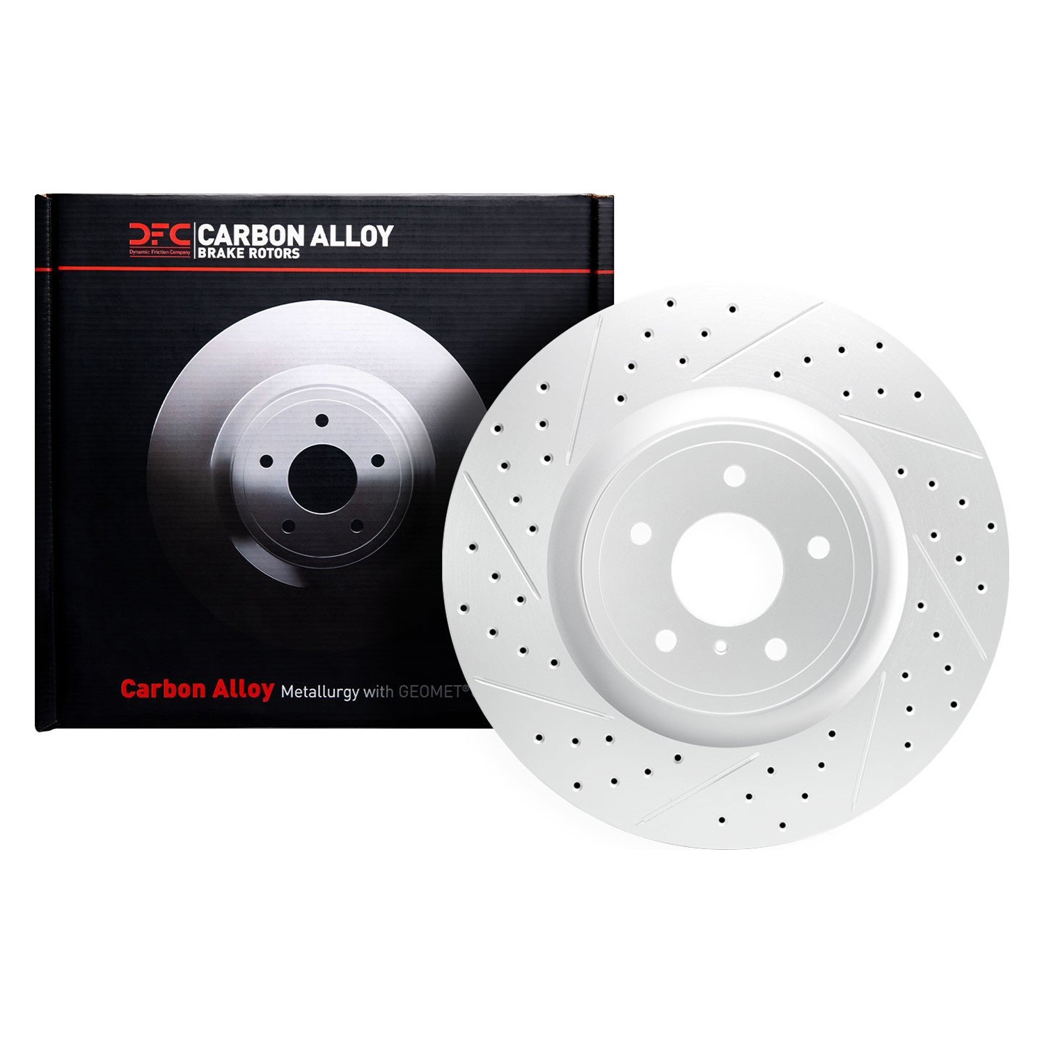 For Isuzu Rodeo 91-94 Brake Rotor DFC Premium Drilled & Slotted Front Passenger