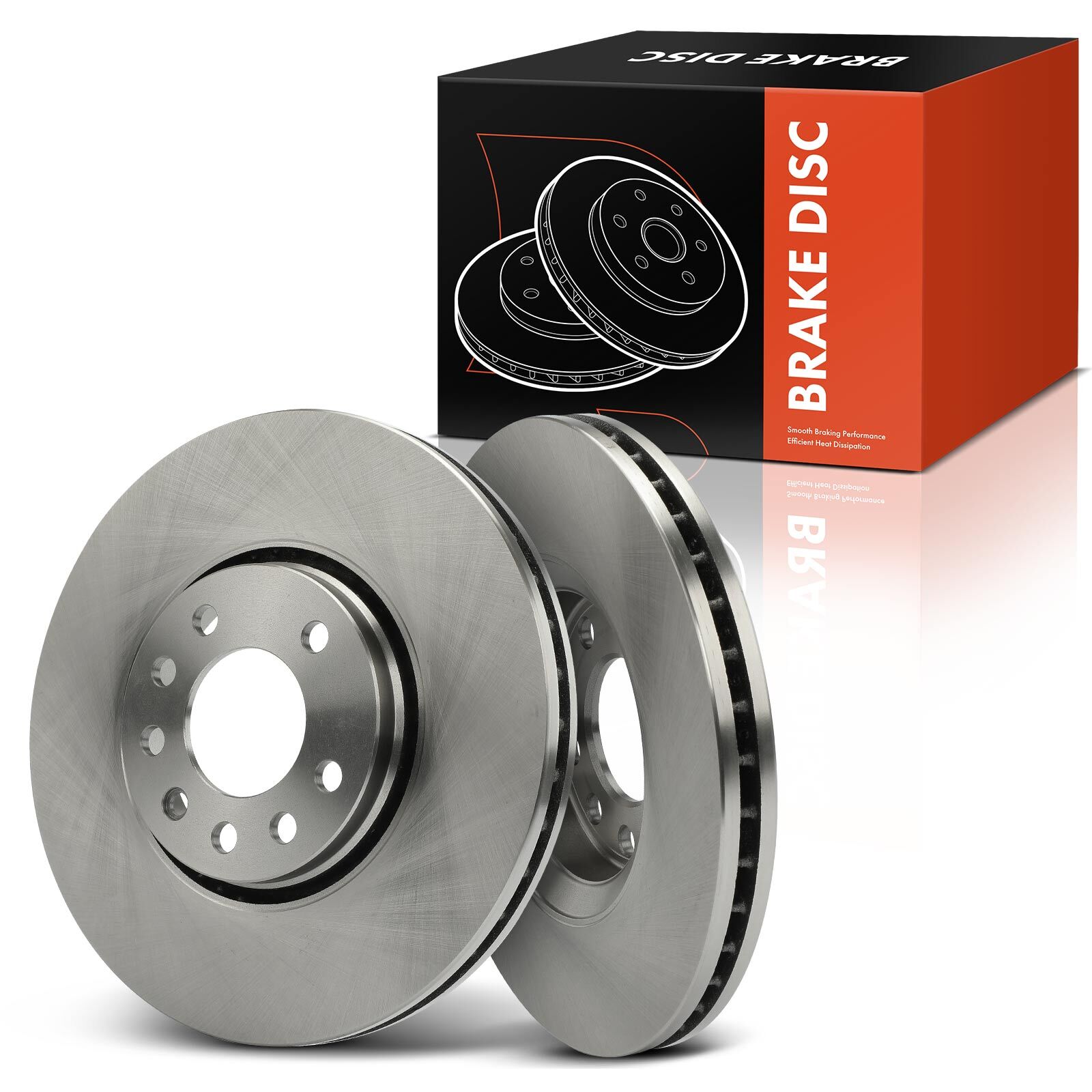 2Pcs Front Side Disc Brake Rotors for Saab 9-3 03-11 9-3X 10-11 302mm Front Disc