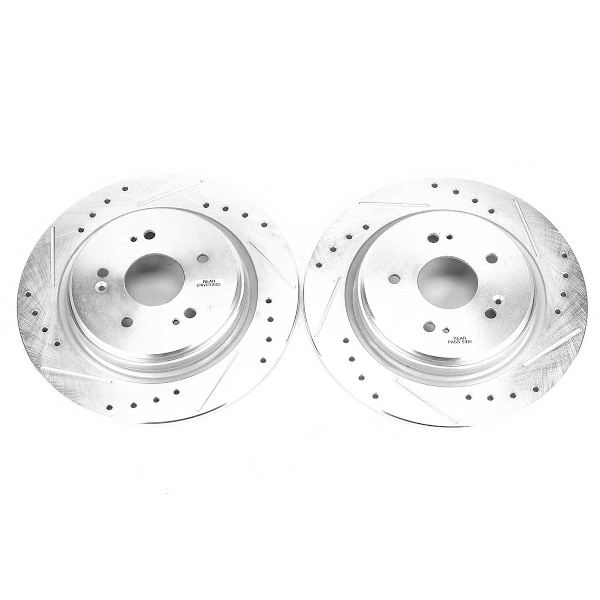 JBR1721XPR Powerstop Brake Discs 2-Wheel Set Rear for Honda CR-V Acura TLX 15-20