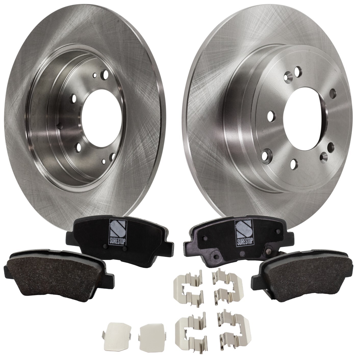 Brake Disc Rotor and Pad Kit For 2011-2015 Hyundai Sonata 11-16 Kia Optima Rear