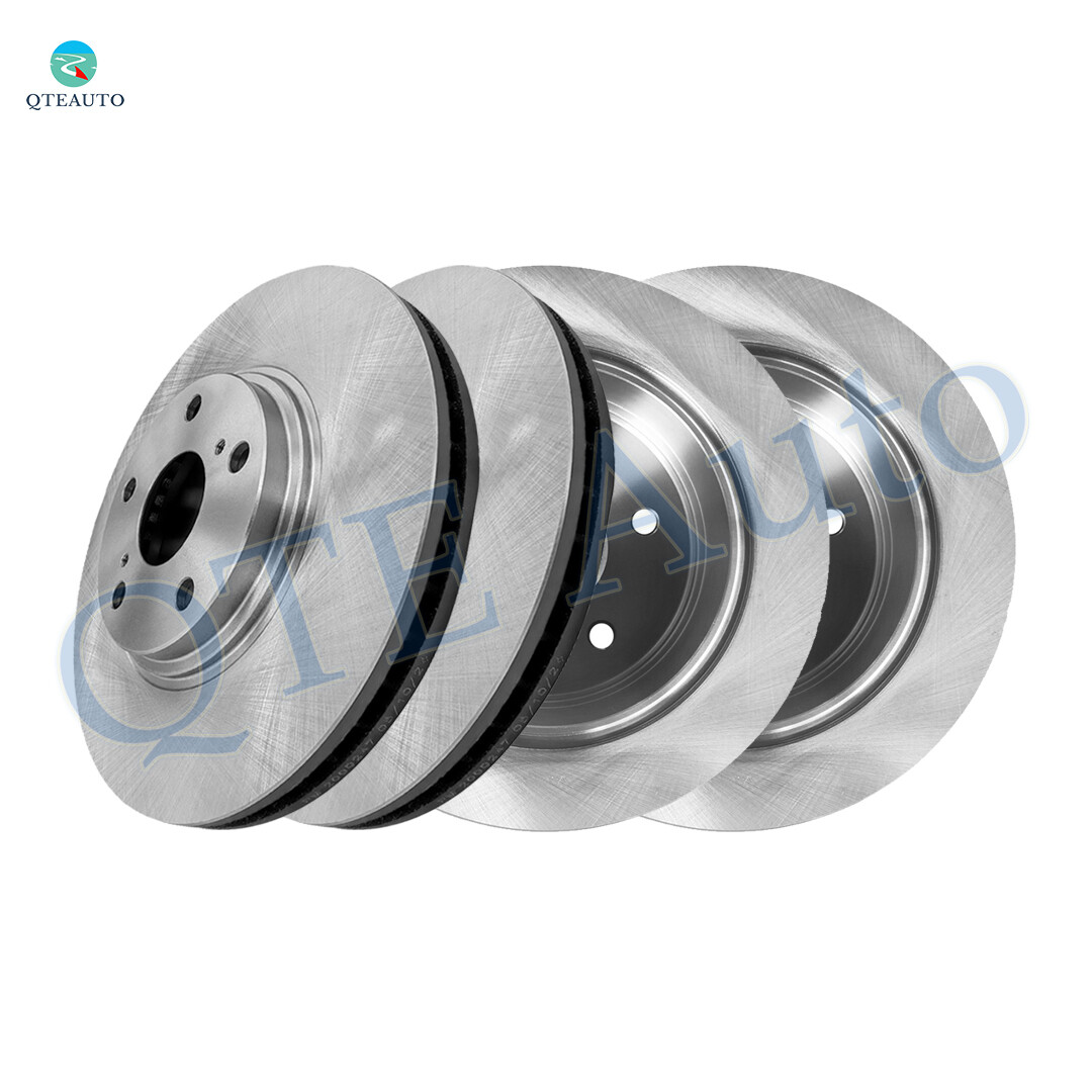 Set of 4 Front 296mm-Rear 269mm Brake Disc Rotors For 2004-2006 Lexus ES330 Base