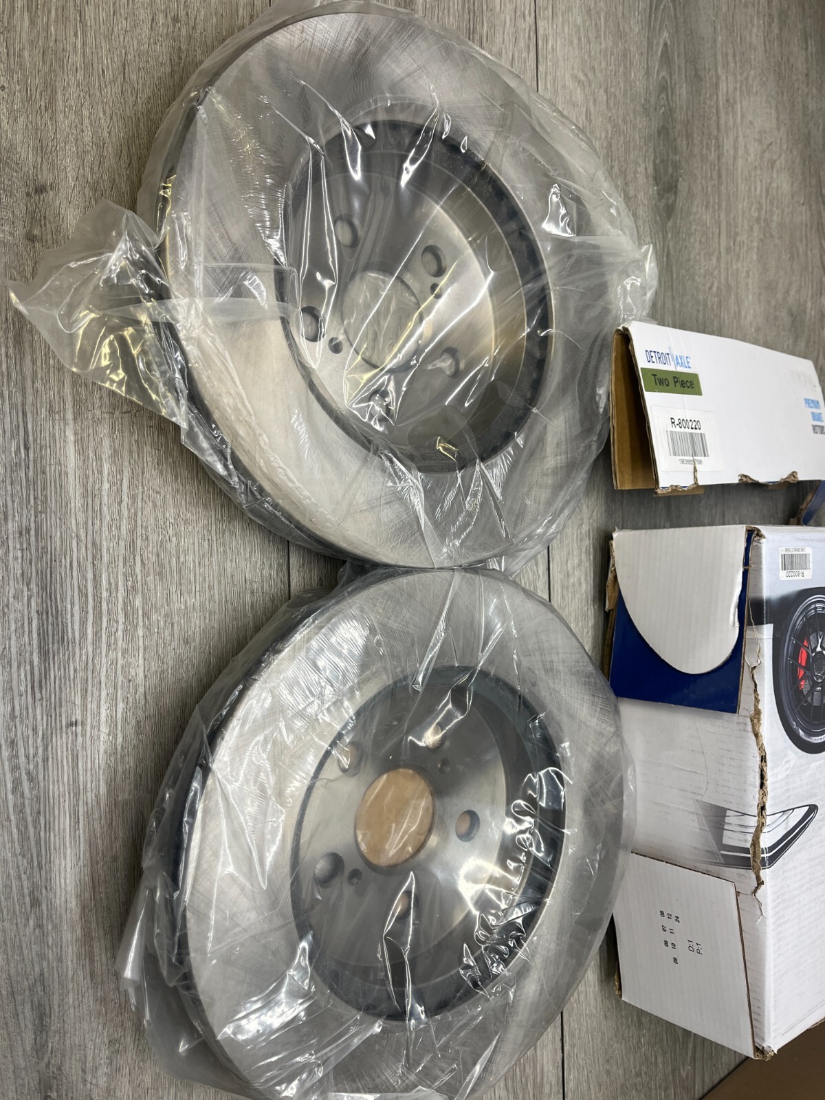 Detroit Axle R-800220 Front Brake Rotors (Pair)