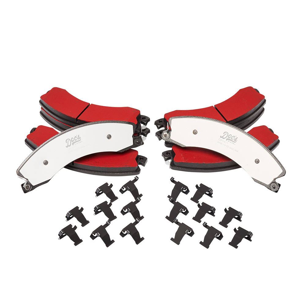 Doc’s Diesel Front and Rear Brake Pads Kit Fits Chevrolet/GMC 6.6L Duramax 11-19