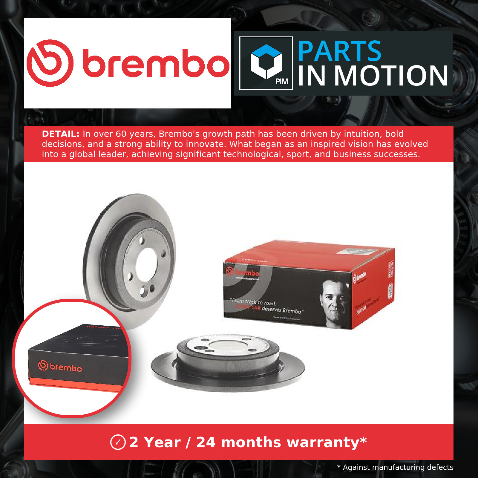 2x Brake Discs Pair Solid fits MINI CONVERTIBLE ONE R52 1.6 Rear 04 to 06 259mm
