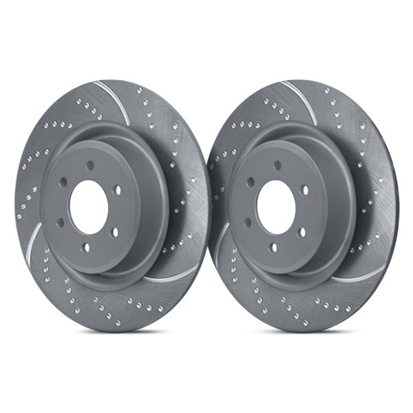 For Lexus SC430 02-10 Brake Rotors EBC 3GD Series Sport Dimpled & Slotted