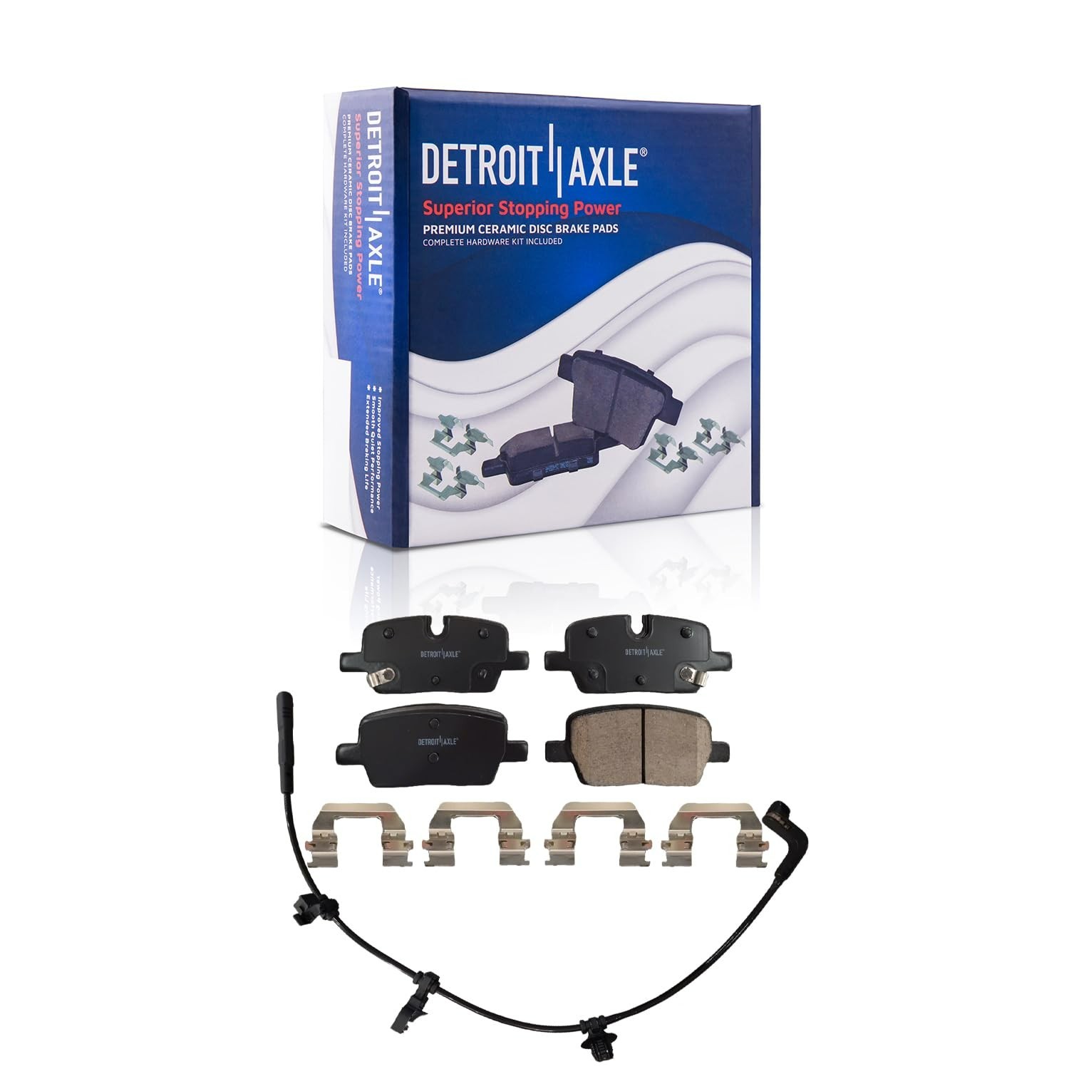 Front Rear Drilled Rotors Brake Pads for Chevy Traverse Buick Enclave GMC Acadia