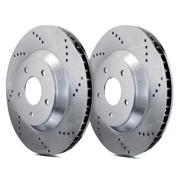 For Toyota Cressida 89-92 ATL Autosports Drilled Front Brake Rotors