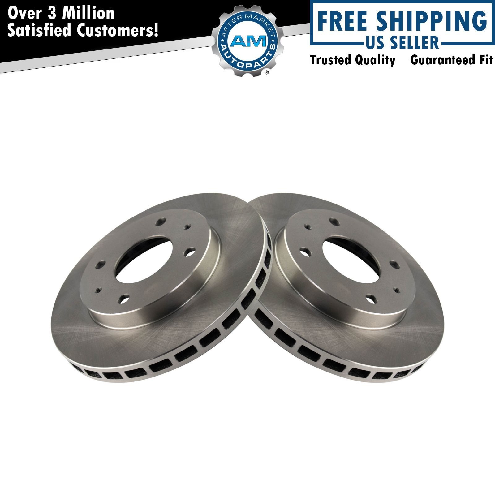 Brake Rotor Front Pair for Mitsubishi Eagle Plymouth