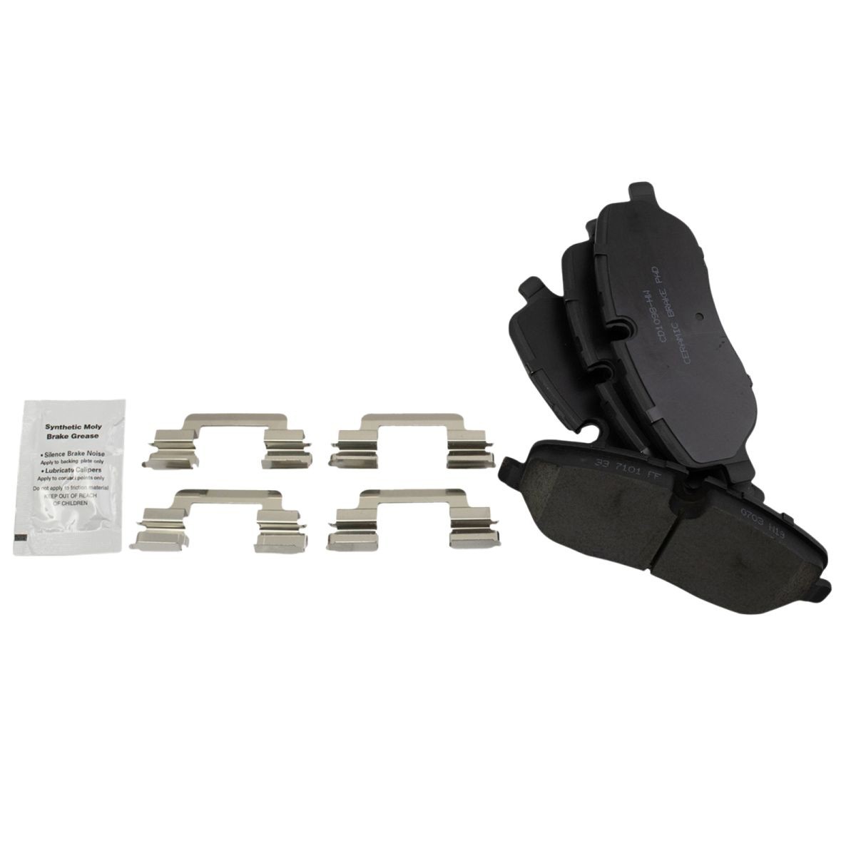 Front & Rear Premium Posi Ceramic Disc Brake Pads & Rotor Kit for Land Rover SUV
