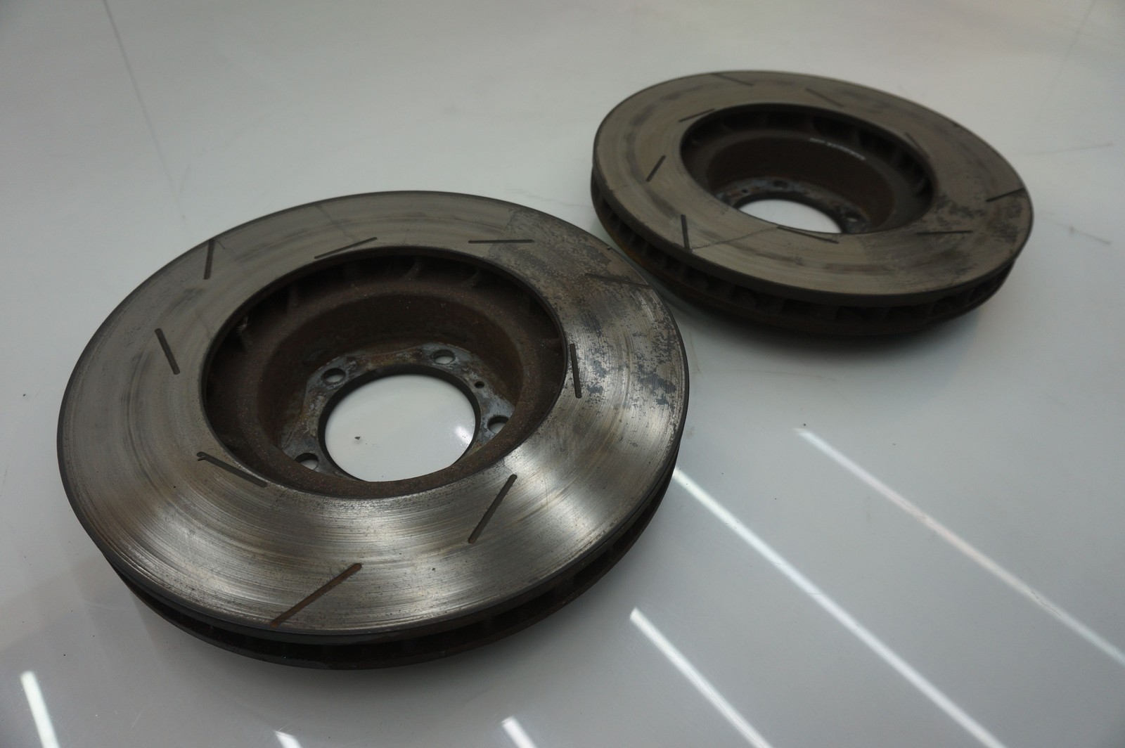 Set 2 Front Left Right Disc Brake Rotor 298615301B Porsche Panamera 4S 970 10-16